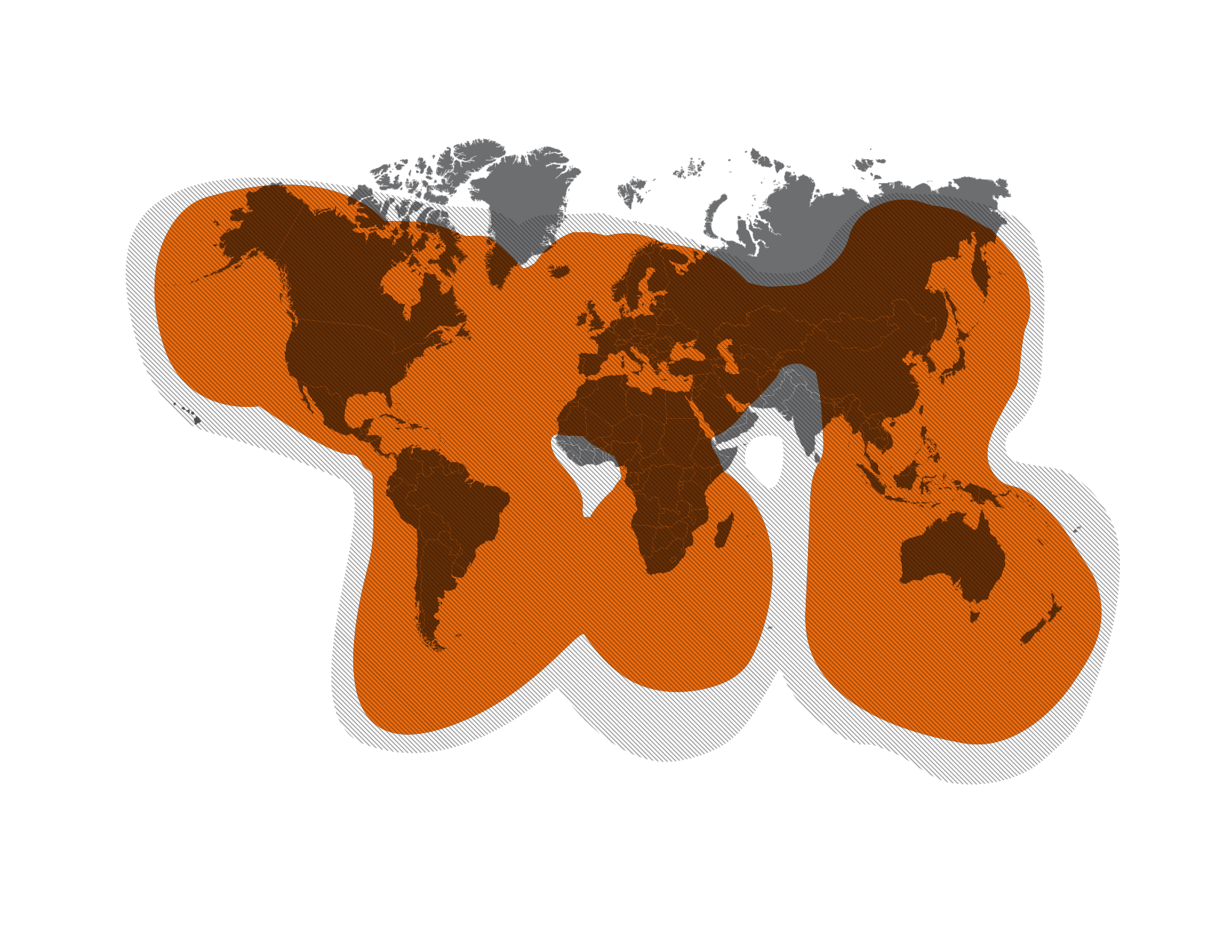 Mapa Oficial de Cobertura Globalstar SPOT Gen4
